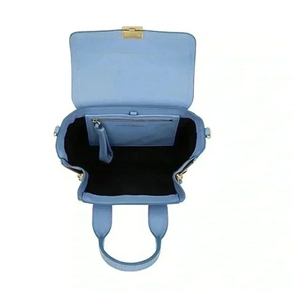 NWT 3.1 Phillip Lim Mini Pashli Satchel Bag Chambray Blue - Picture 3 of 11